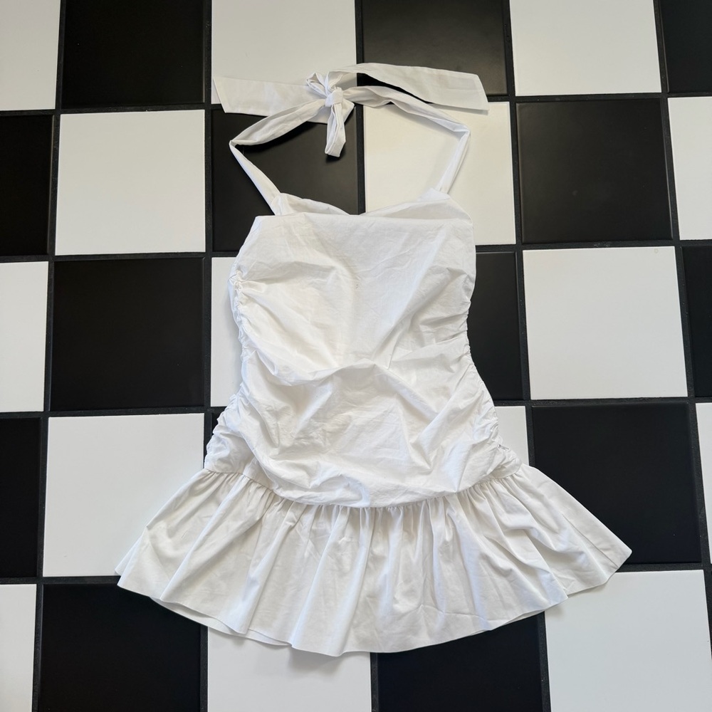 Peppermayo Cely ruched mini dress